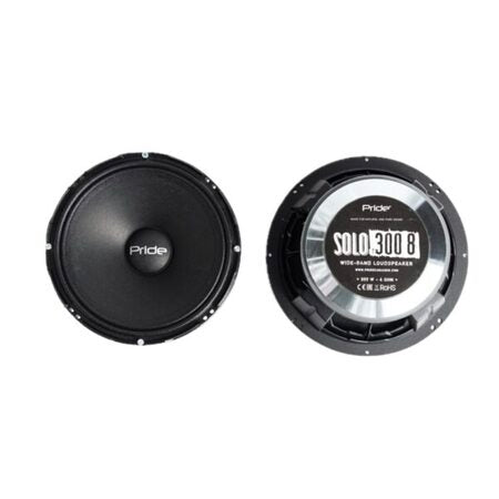 Pride Solo 300 8" 300W RMS Midrange Speakers (Pair)