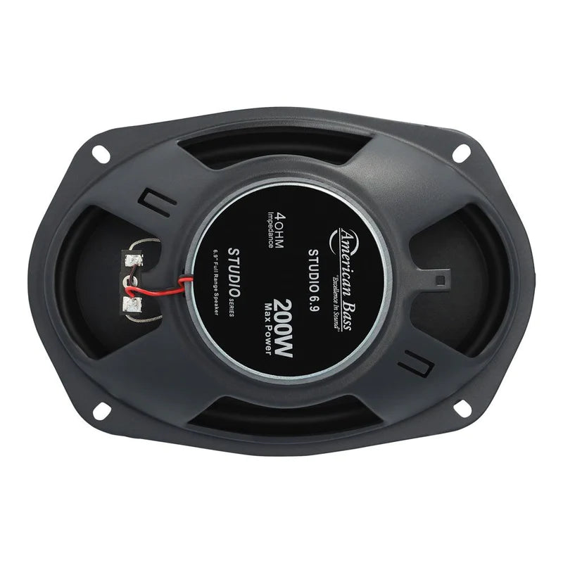 American Bass Studio6.9 6x9" 100W Full Range Coaxial Speakers 4-Ohm (Pair)