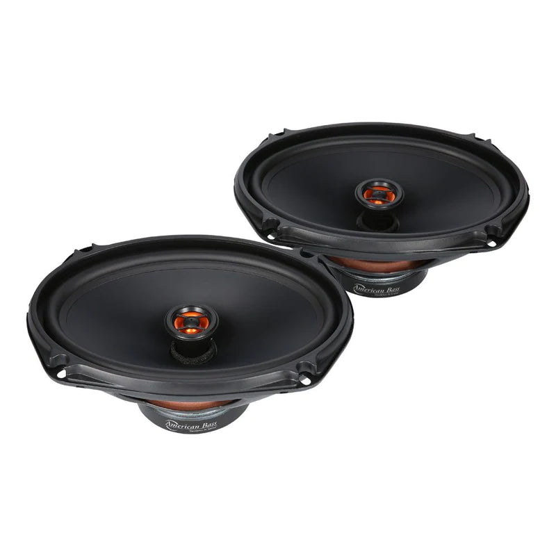 American Bass Studio6.9 6x9" 100W Full Range Coaxial Speakers 4-Ohm (Pair)