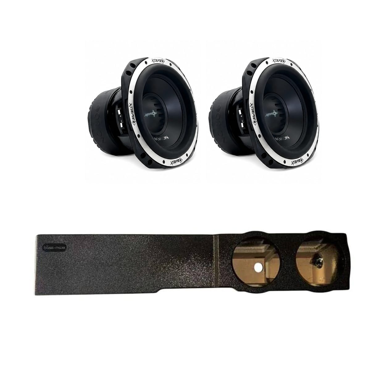 (2) Orion XTRPRO8 & Chevy Crew Cab 07-18 Dual 8" Subwoofer Box Combo