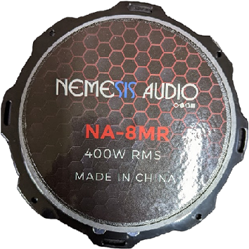 Nemesis Audio NA-8MR 8" Midrange Speaker 400 Watts 4-Ohm