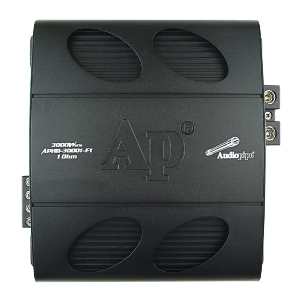 Audiopipe APHD-30001-F1 3000W RMS Class D Full Bridge Amplifier 1-Ohm