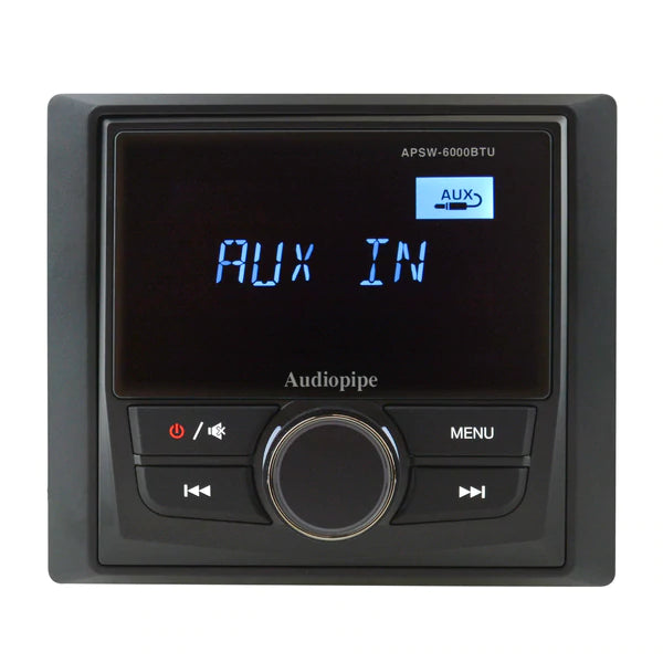 Audiopipe APSW-6000BTU Marine Mech-Less Radio With Bluetooth