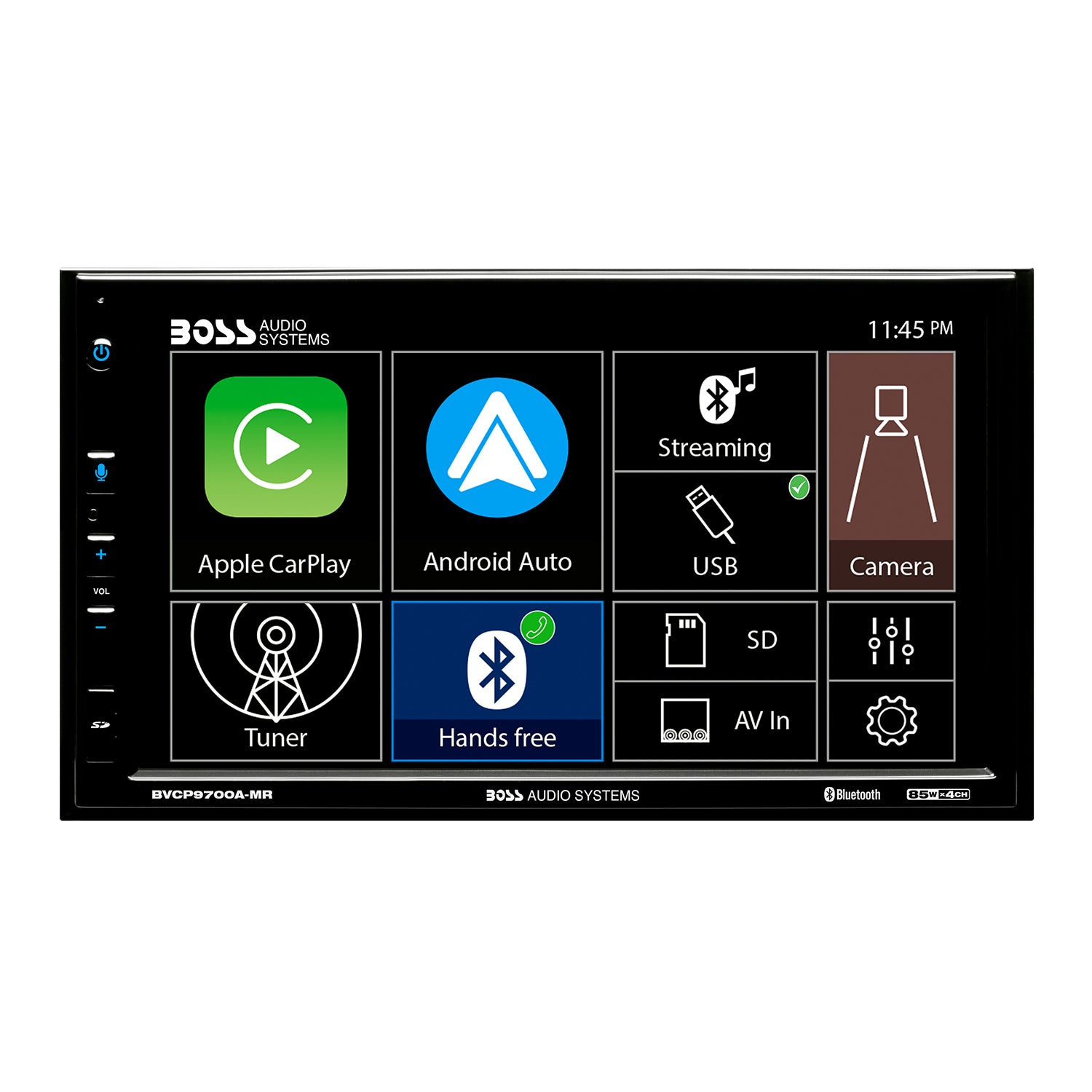 Boss BVCP9700A-MR 7" Double-Din Head Unit Marine Waterproof Digital Me