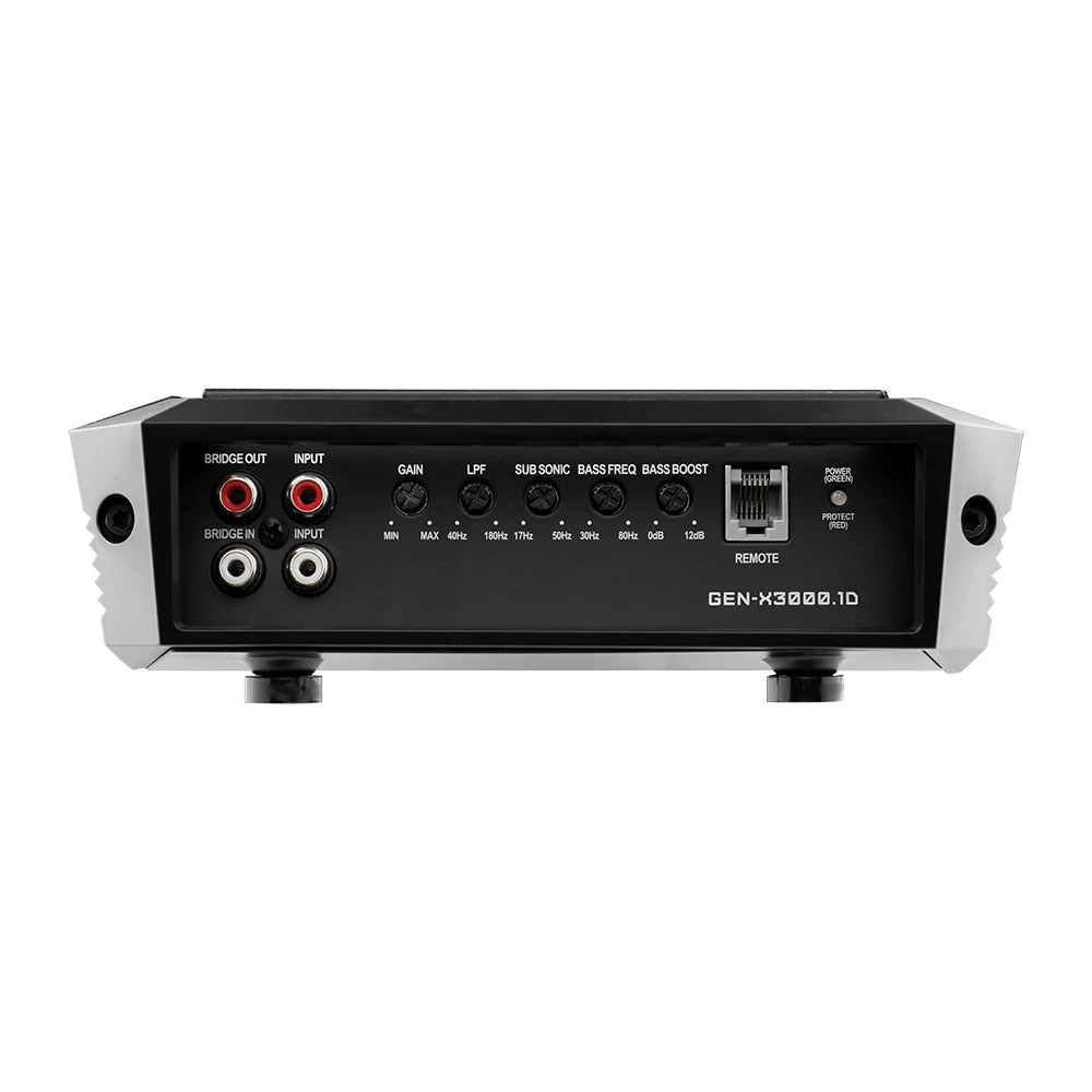 DS18 GEN-X3000.1D Class D 1-Channel Monoblock Amplifier 3000 Watts M