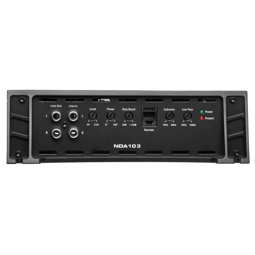 NVX NDA103 1000W RMS N-Series Class-D 1-Ohm Stable Monoblock Car Amplifier
