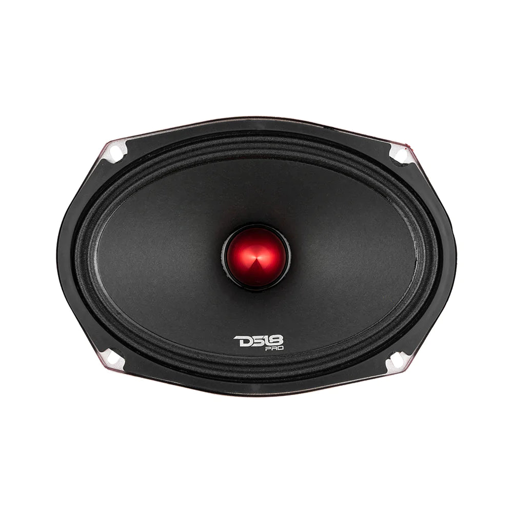 DS18 PRO-X694BM 6x9” 275W RMS Bullet Midrange Speaker 4-Ohm (Single)