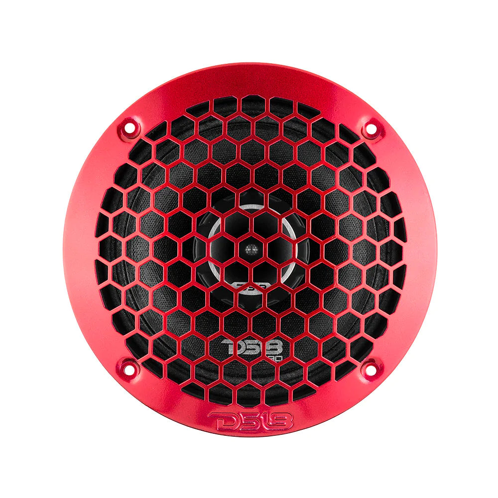 DS18 PRO-ZT6 6.5" Water Resistant Midrange Loudspeaker with Built-in Bullet Tweeter and Grill 450 Watts 4-Ohm (Single)