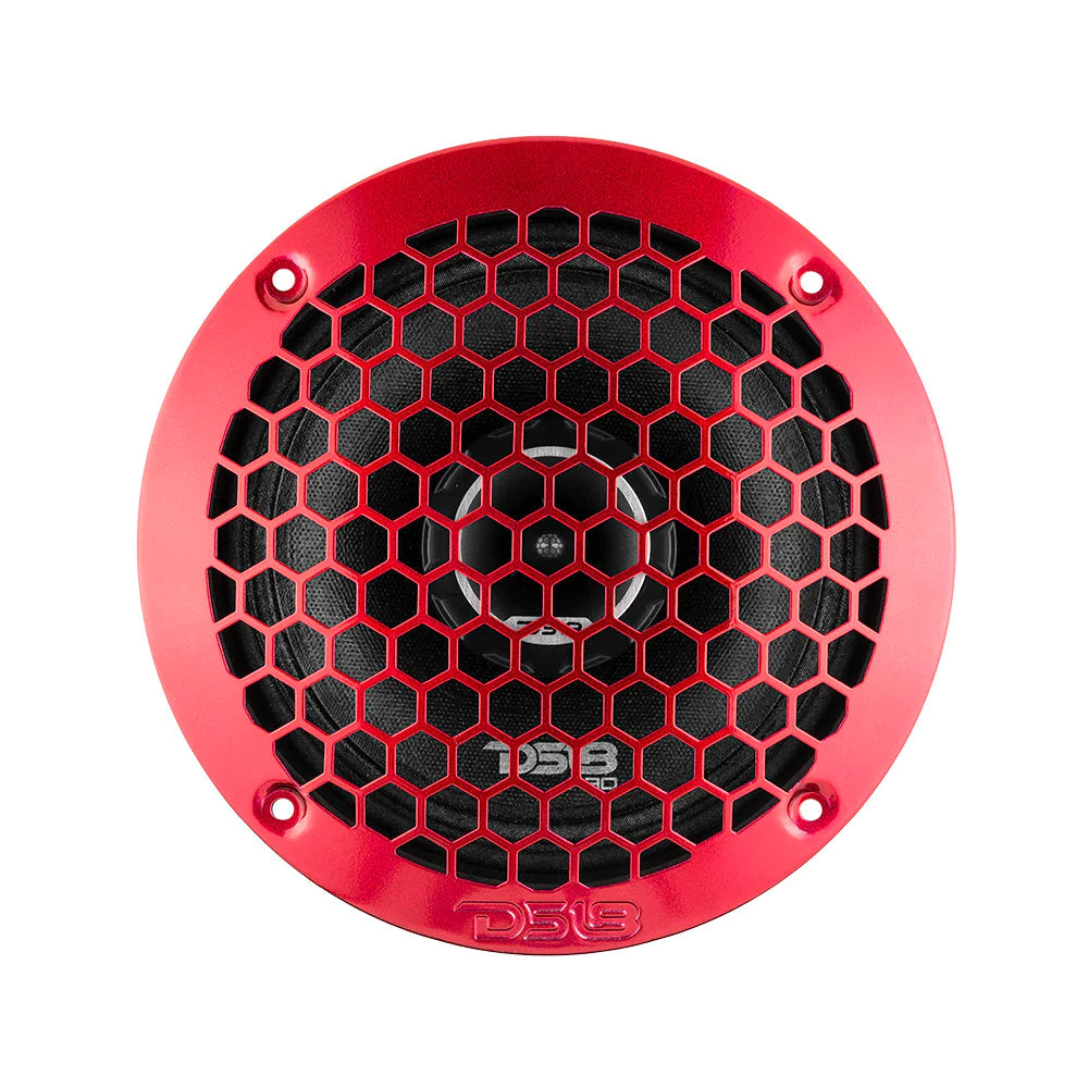 DS18 PRO-ZT6 6.5" 225W RMS Midrange Speaker w/ Built-in Bullet Tweeter 4-Ohm (Single)