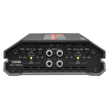 DS18 SXE-1200.4 Class A/B 4-Channel Full-Range Car Amplifier 60 x 4 RMS @4 OHM 1200 Watts