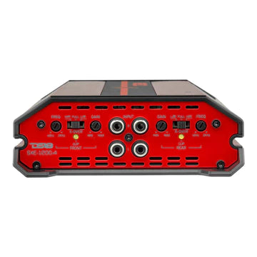 DS18 SXE-1200.4 Class A/B 4-Channel Full-Range Car Amplifier 60 x 4 RMS @4 OHM 1200 Watts
