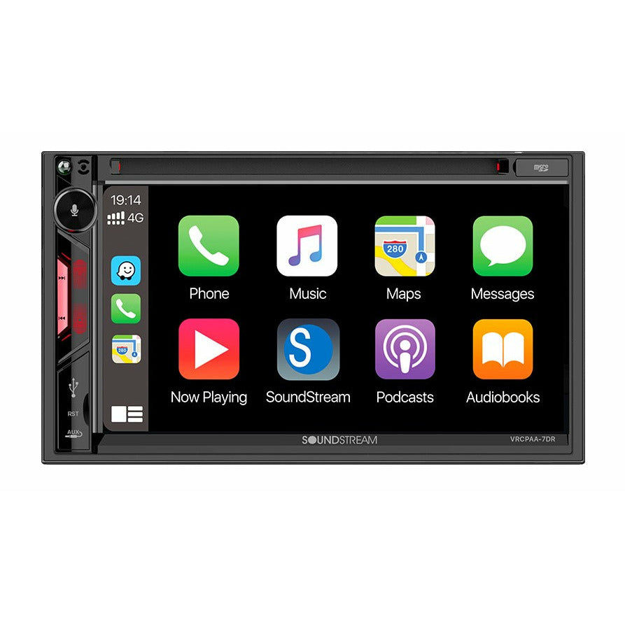 Soundstream VRCPAA-7DR 7" Double-Din Head Unit Digital Media Receiver 