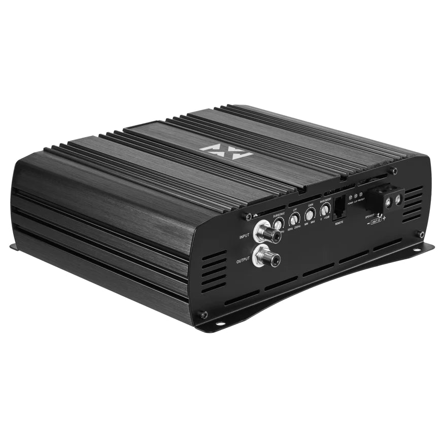 NVX XAD13 2000W RMS X-Series Full-Bridge Class D 1-Ohm Stable Monoblock Car Amplifier