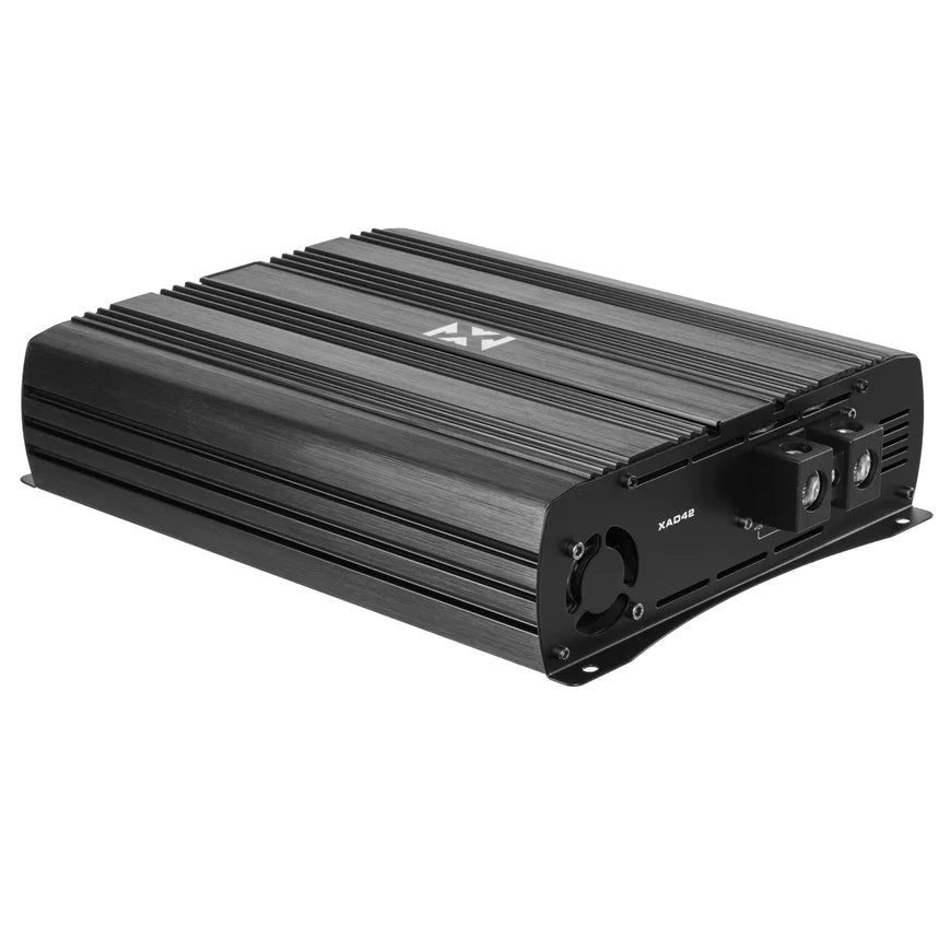NVX XAD42 3200W RMS X-Series Full-Bridge Class D 1-Ohm Stable 4-Channel Car Amplifier