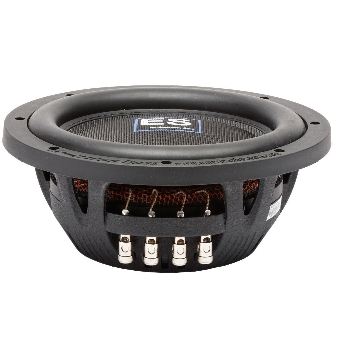 American Bass ES-1044 10" 500W RMS Shallow Car Subwoofer DVC 4-Ohm