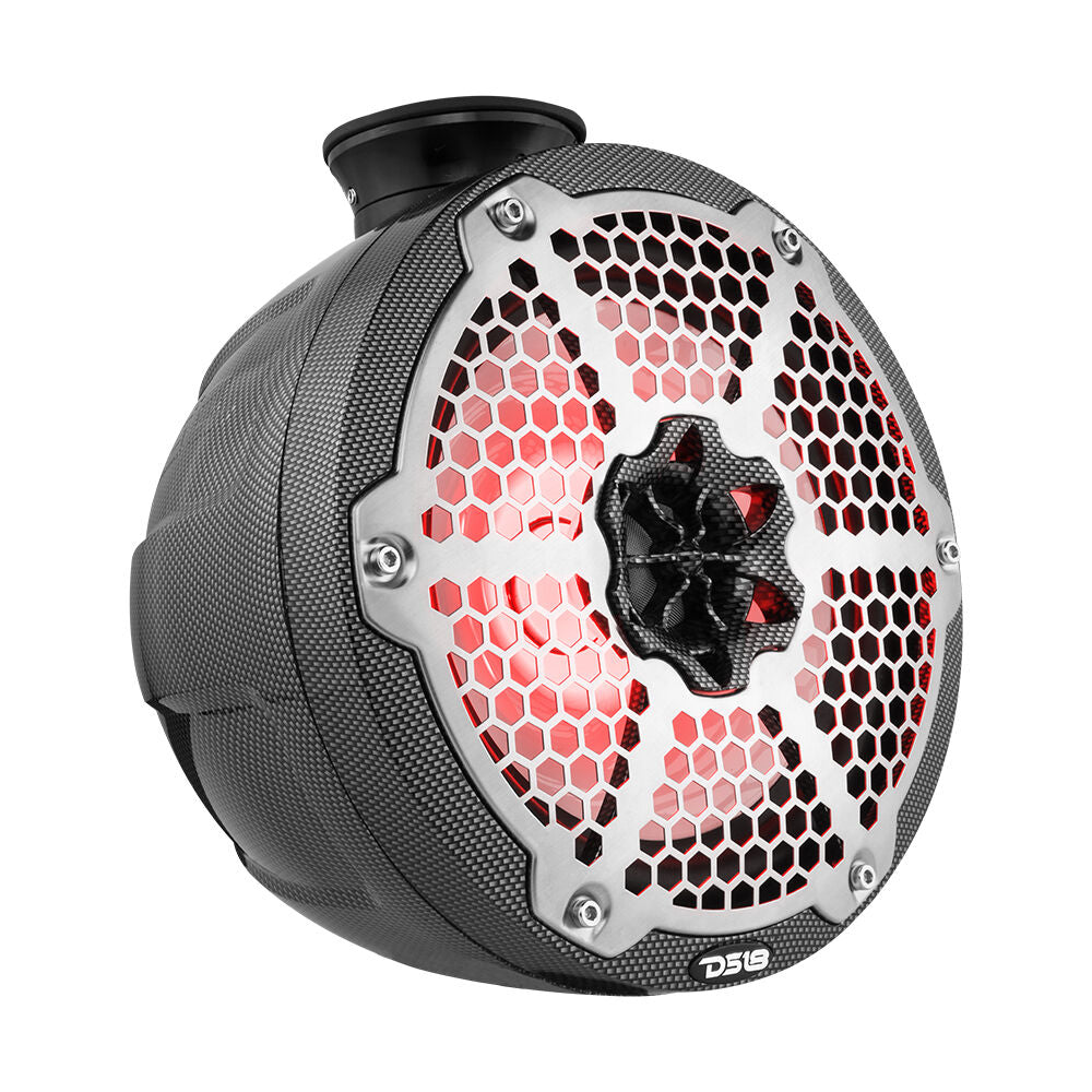 DS18 CF-PS8 375W Peak 8" HYDRO Series Marine Tower Speaker with Integr