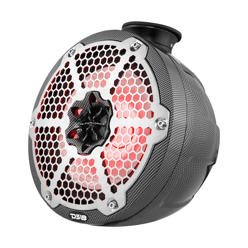 DS18 CF-PS8 375W Peak 8" HYDRO Series Marine Tower Speaker with Integr