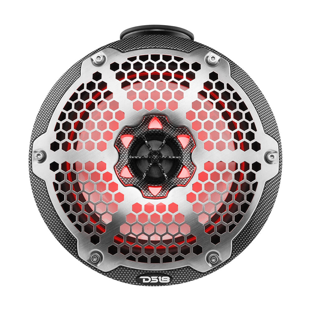 DS18 CF-PS8 375W Peak 8" HYDRO Series Marine Tower Speaker with Integr