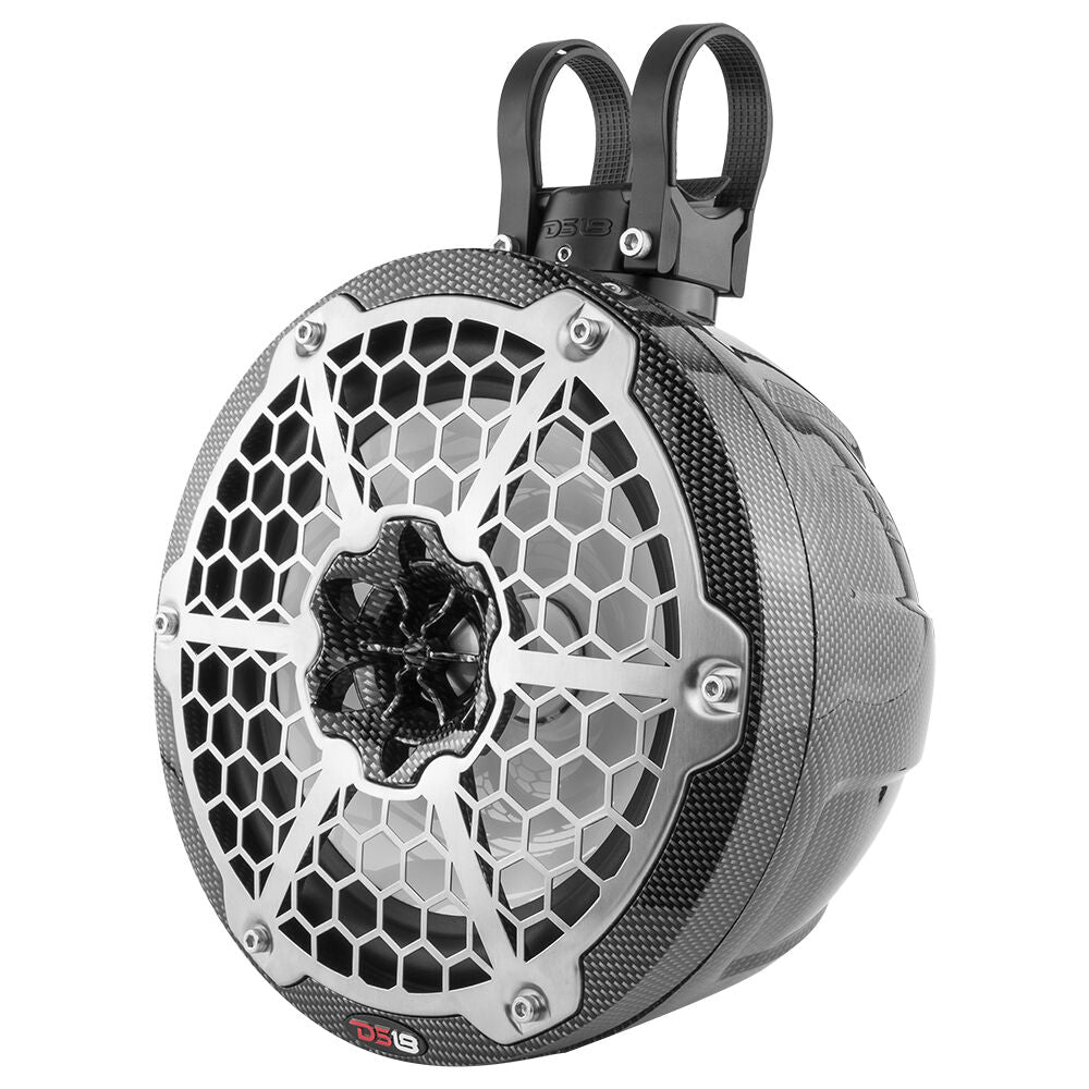 DS18 CF-PS8 375W Peak 8" HYDRO Series Marine Tower Speaker with Integr