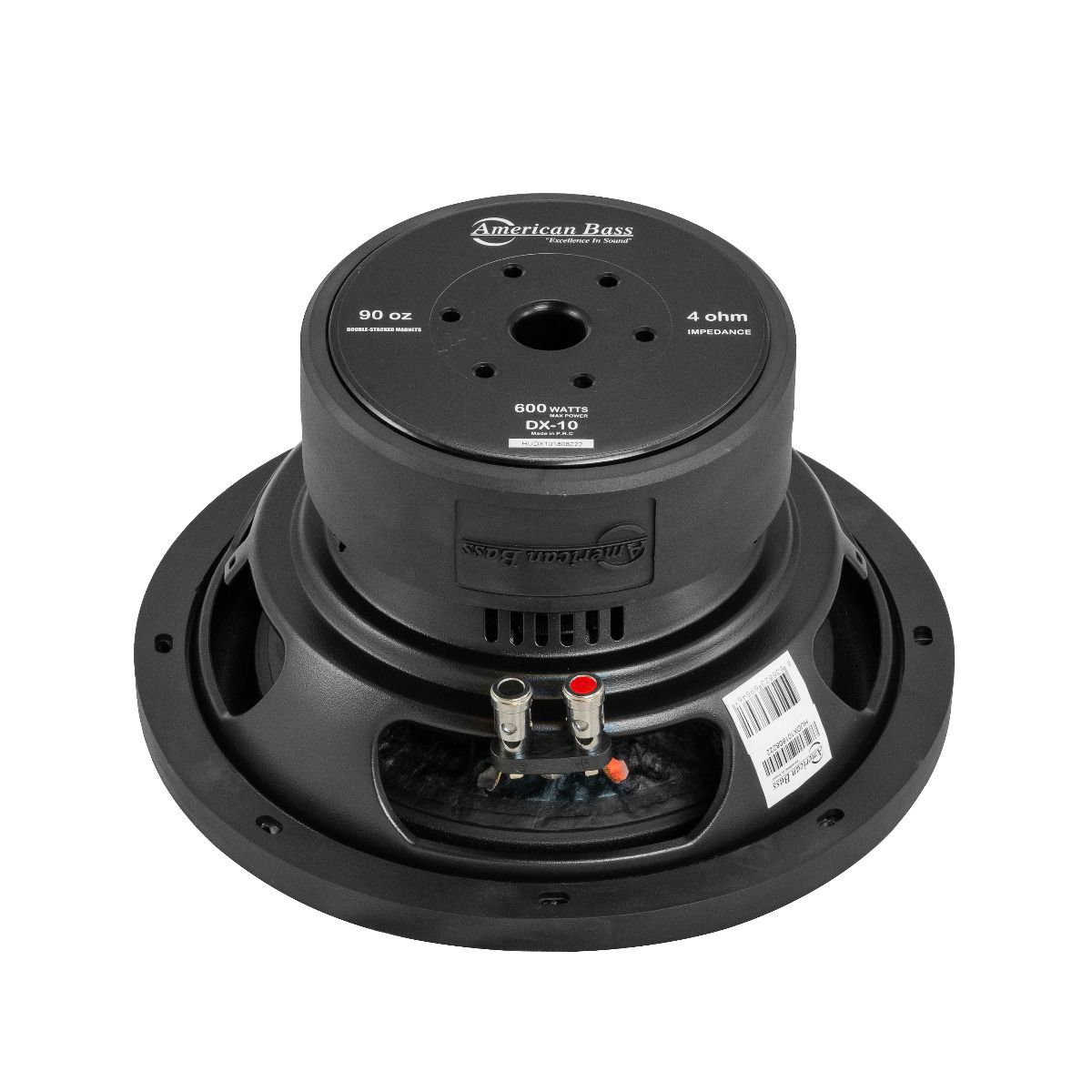 American Bass DX-10 10" 300W RMS Subwoofer SVC 4-Ohm