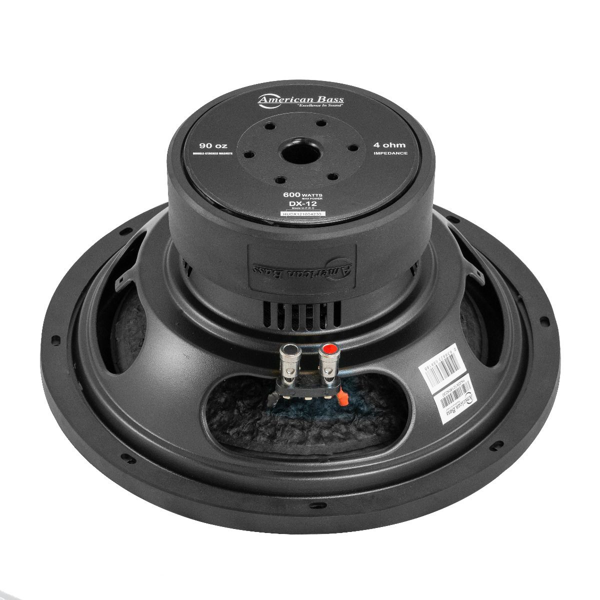 American Bass DX-12 12" 300W RMS Subwoofer SVC 4-Ohm