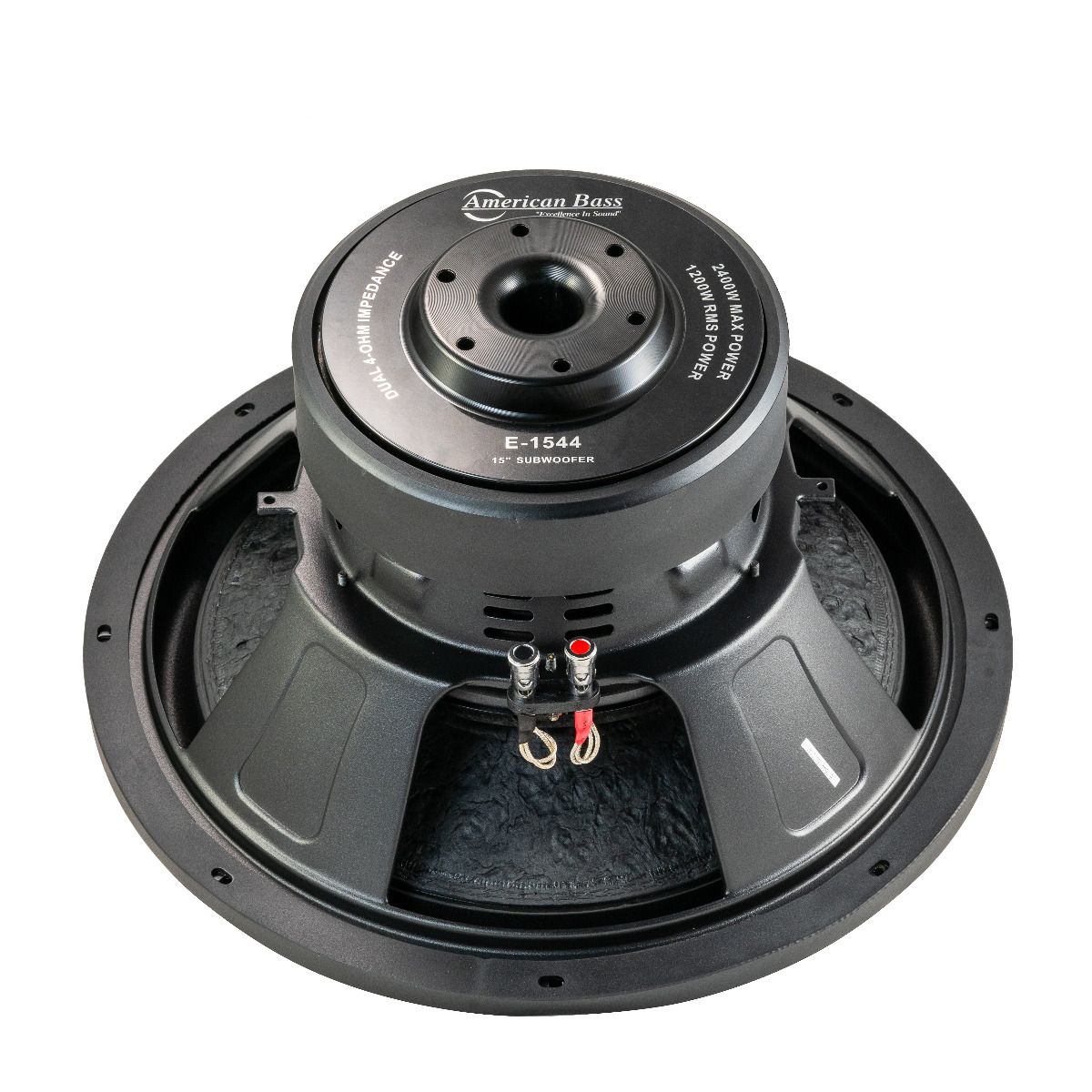 American Bass Elite-1544 15" Car Subwoofer 1200 Watts DVC 4-Ohm