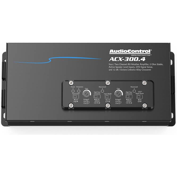 AudioControl ACX-300.4 4-Channel Marine Amplifier 300 Watts @ 2-Ohms