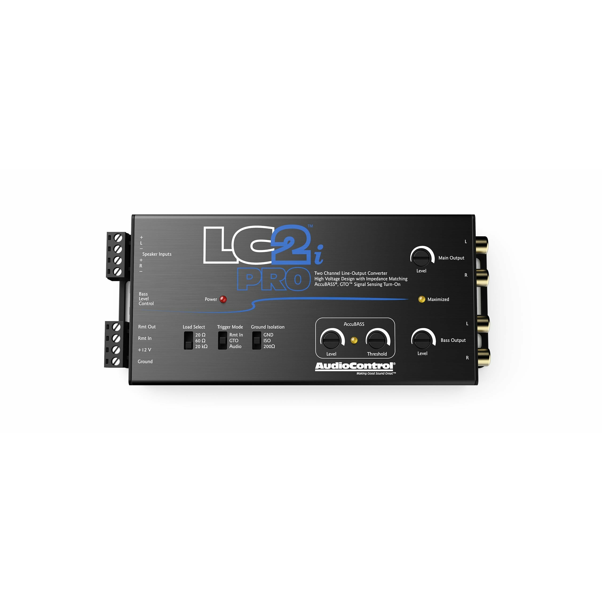 AudioControl LC2i PRO 2-Channel Line Output Convertor With Wired Remot