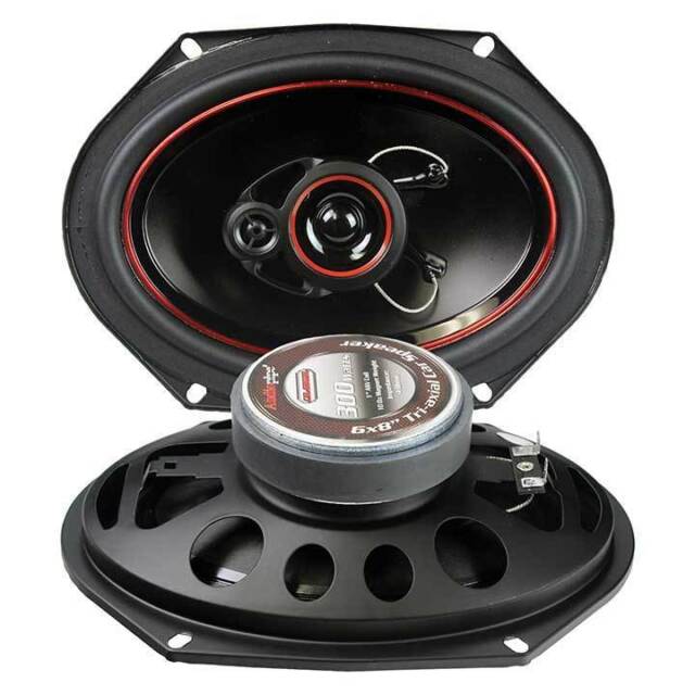 Audiopipe CSL6803R 6x8" 3-Way Coaxial Car Speakers 150 Watts 4-Ohm (Pa