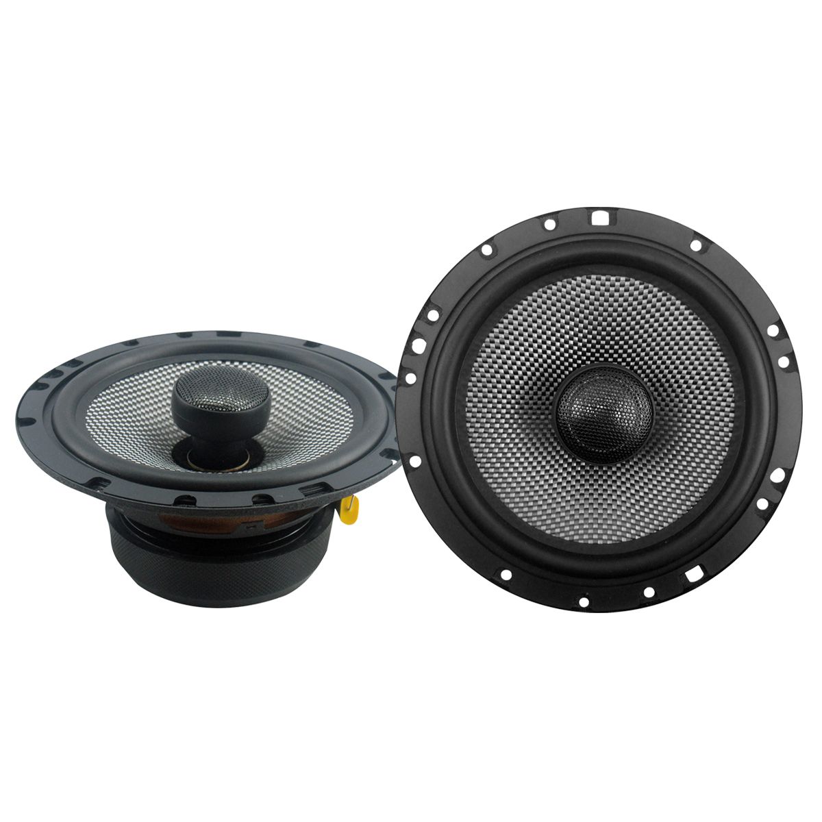 American Bass SQ6.5 6.5" 80W 2-Way Coaxial Car Speakers 4-Ohm (Pair)