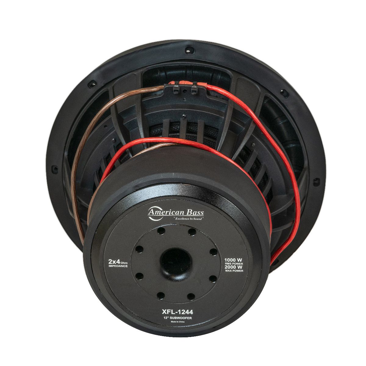 American Bass Elite-1244 12" 1200W RMS Subwoofer DVC 4-Ohm