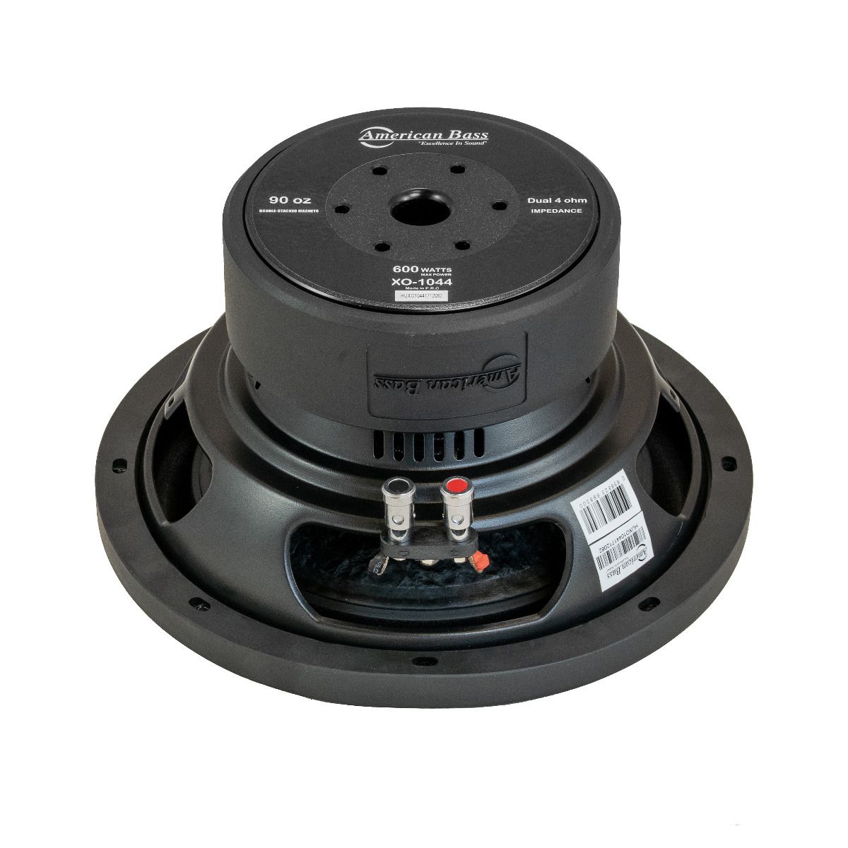 American Bass XO-1044 10" 300W RMS Subwoofer DVC 4-Ohm